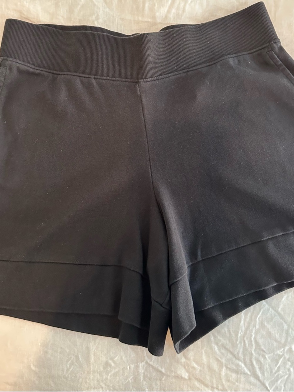 Pact Women's Organic Black  Airplane Pull On Shorts